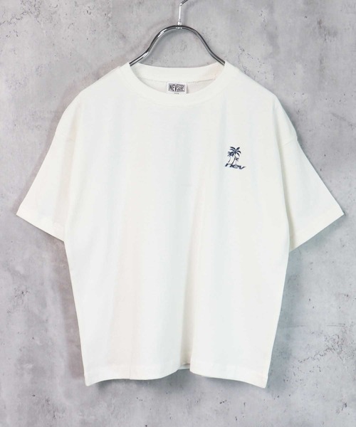 THE CASUAL（カジュアル）の「ビッグシルエット ロゴバックプリント クルーネック半袖カットソー キッズ（Tシャツ/カットソー・キッズ・ブラック/ベージュ/オフホワイト/オレンジ/ブルー/ミント/チャコール/ホワイト系/ホワイト系1・140cm/150cm/160cm/110cm/120cm/130cm）」の18枚目の写真