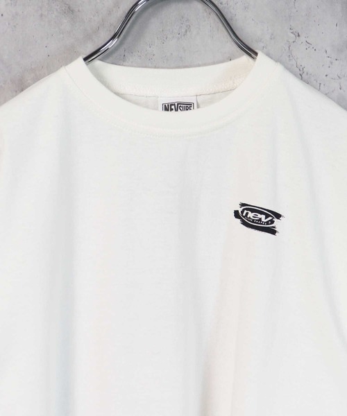 THE CASUAL（カジュアル）の「ビッグシルエット ロゴバックプリント クルーネック半袖カットソー キッズ（Tシャツ/カットソー・キッズ・ブラック/ベージュ/オフホワイト/オレンジ/ブルー/ミント/チャコール/ホワイト系/ホワイト系1・140cm/150cm/160cm/110cm/120cm/130cm）」の11枚目の写真
