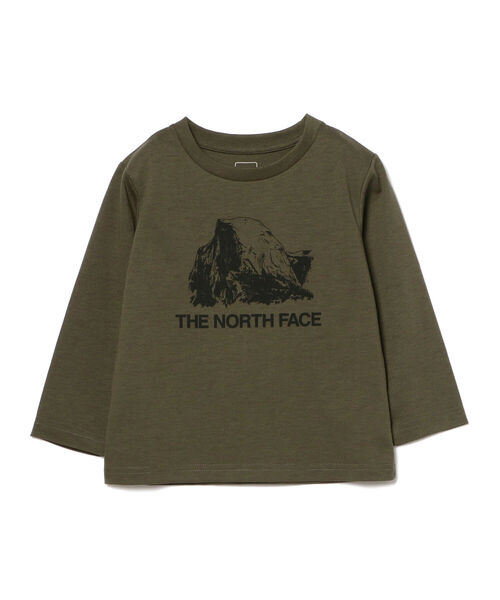 こども ビームス（コドモビームス）の「THE NORTH FACE / ファイヤー フライ 長袖 Tシャツ 22（100～150cm）（Tシャツ/カットソー・キッズ・オフホワイト/オリーブ・100/140/130/110/150/120）」の6枚目の写真