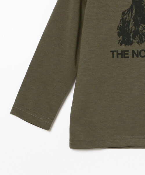 こども ビームス（コドモビームス）の「THE NORTH FACE / ファイヤー フライ 長袖 Tシャツ 22（100～150cm）（Tシャツ/カットソー・キッズ・オフホワイト/オリーブ・100/140/130/110/150/120）」の8枚目の写真
