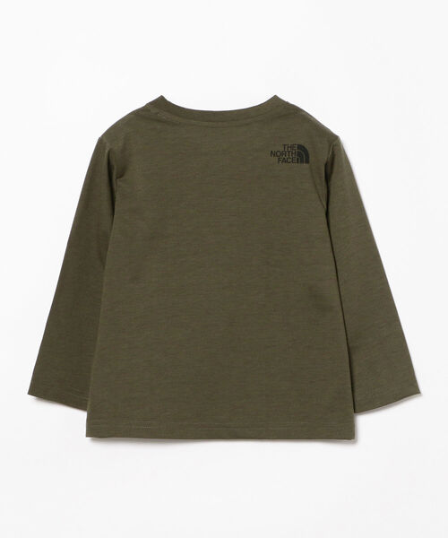 こども ビームス（コドモビームス）の「THE NORTH FACE / ファイヤー フライ 長袖 Tシャツ 22（100～150cm）（Tシャツ/カットソー・キッズ・オフホワイト/オリーブ・100/140/130/110/150/120）」の9枚目の写真