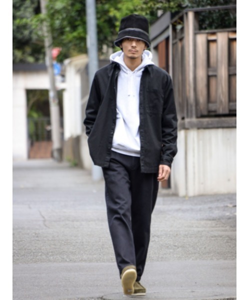 HAN KJOBENHAVN(ハンコペンハーゲン)の「HAN KJOBENHAVN SHIRT M-120040(シャツ/ブラウス・メンズ・ブラック・MEDIUM)」の4枚目の写真