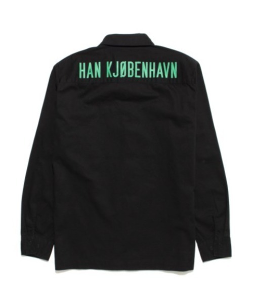 HAN KJOBENHAVN(ハンコペンハーゲン)の「HAN KJOBENHAVN SHIRT M-120040(シャツ/ブラウス・メンズ・ブラック・MEDIUM)」の8枚目の写真