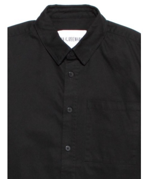 HAN KJOBENHAVN(ハンコペンハーゲン)の「HAN KJOBENHAVN SHIRT M-120040(シャツ/ブラウス・メンズ・ブラック・MEDIUM)」の9枚目の写真