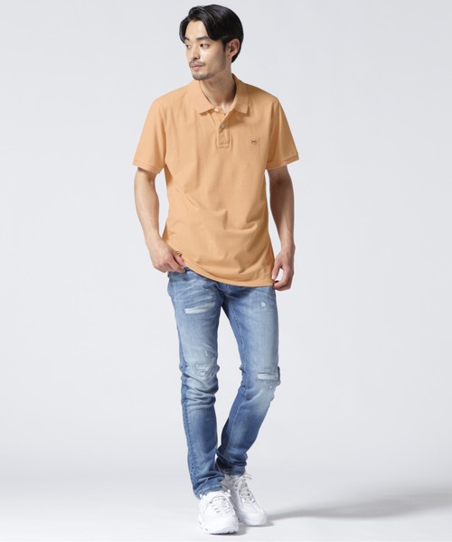 DENHAM（デンハム）の「DENHAM/デンハム/REGENCY POLO SHIRT（ポロシャツ・メンズ・ピンク・SMALL/MEDIUM/X-LARGE/LARGE）」の6枚目の写真