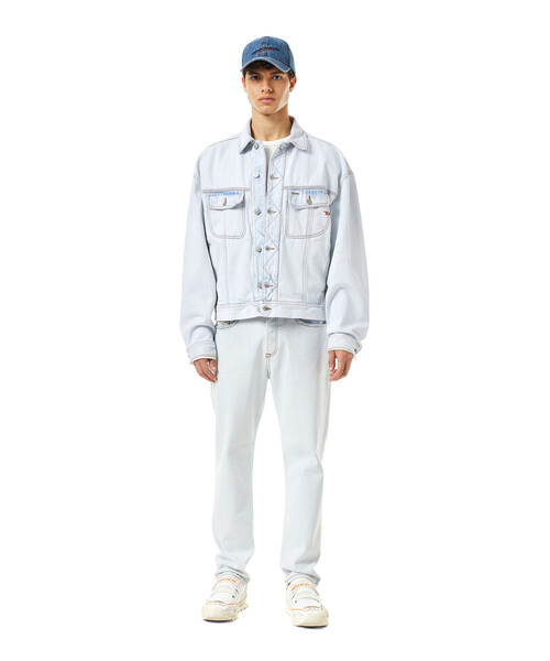 DIESEL（ディーゼル）の「DIESEL SS22 メンズ デニムジャケット ライトブルー サステナブル（デニムジャケット・メンズ・インディゴブルー・SMALL/MEDIUM/LARGE/X-LARGE）」の2枚目の写真