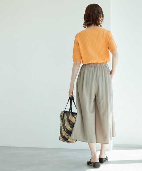 ROPE' PICNIC(ロペピクニック)の「スカラップニットプルオーバー(ニット/セーター・レディース・ブラック/オフホワイト/モスグリーン/パープル系その他6/オレンジ系その他4・38)」の13枚目の写真