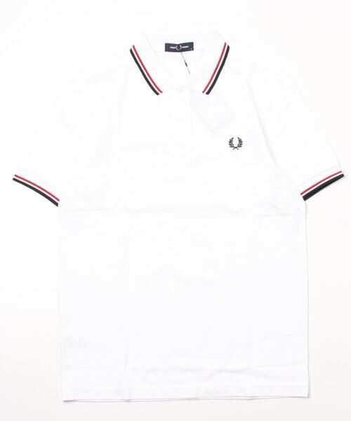 FRED PERRY（フレッドペリー）の「TWIN TIPPED FP SHIRT M3600 748_WHITE（ポロシャツ・メンズ・ホワイト・LARGE/MEDIUM/X-LARGE）」の5枚目の写真