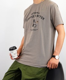 【GROOVY STORE】coffeeサイフォン 刺繍 梨地 Tシャツ