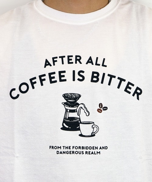 Burner(バーナー)の「【GROOVY STORE】coffeeサイフォン 刺繍 梨地 Tシャツ(Tシャツ/カットソー・メンズ・ブラック/カーキ/グレイッシュベージュ/ホワイト・L/LL/M)」の17枚目の写真