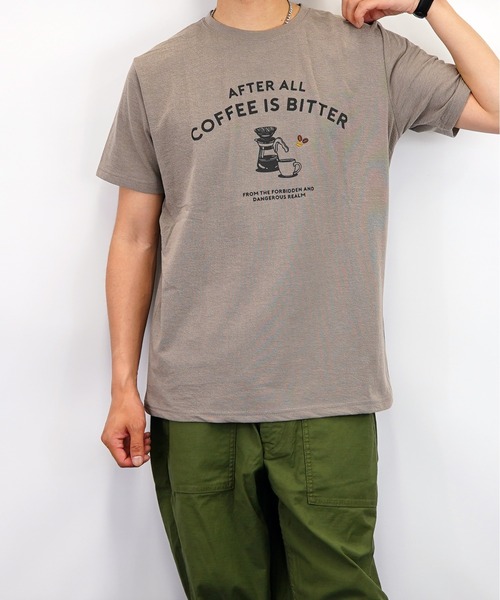 Burner(バーナー)の「【GROOVY STORE】coffeeサイフォン 刺繍 梨地 Tシャツ(Tシャツ/カットソー・メンズ・ブラック/カーキ/グレイッシュベージュ/ホワイト・L/LL/M)」の8枚目の写真