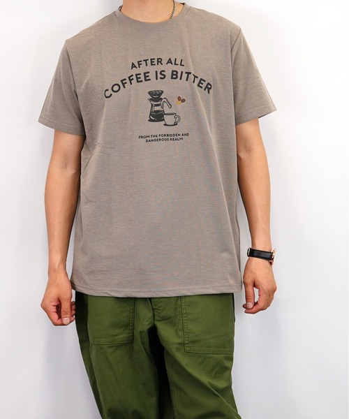 Burner(バーナー)の「【GROOVY STORE】coffeeサイフォン 刺繍 梨地 Tシャツ(Tシャツ/カットソー・メンズ・ブラック/カーキ/グレイッシュベージュ/ホワイト・L/LL/M)」の10枚目の写真