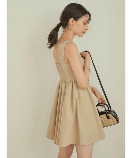 ACYM（アシーム）の「Betty fit flare ワンピース（ワンピース・レディース・ブラック/ベージュ・FREE）」の12枚目の写真