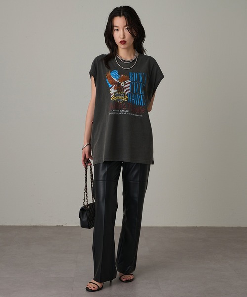 LOUNGEDRESS（ラウンジドレス）の「フェイクレザーパンツ（その他パンツ・レディース・ブラック・SMALL/MEDIUM）」の7枚目の写真