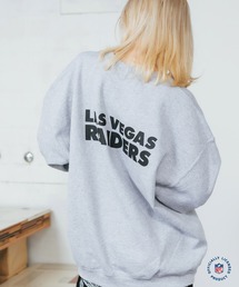 NBA/NFL/NHL/MLB（エヌビーエーエヌエフエルエヌエイチエルエムエルビー）の「ROOPTOKYO別注:NFL RAIDERS SWEAT クルーネックスウェット（スウェット・メンズ）」