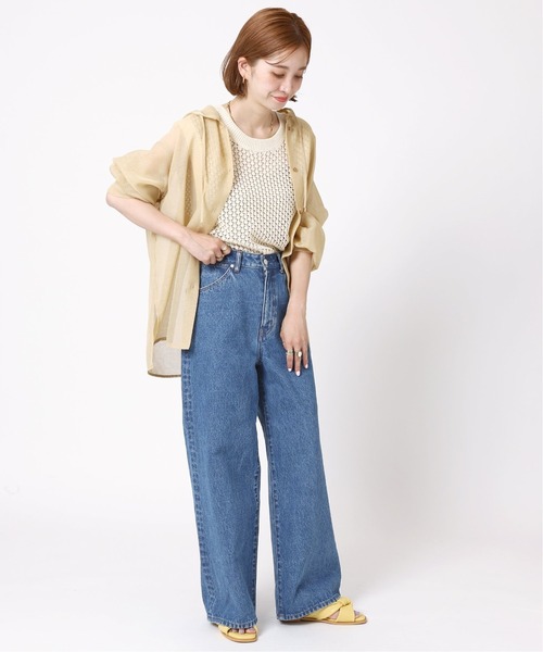 B.C STOCK(ベーセーストック)の「モダン バギー5PK JEAN(デニムパンツ・レディース・ブルー/サックスブルー・SMALL/MEDIUM)」の12枚目の写真