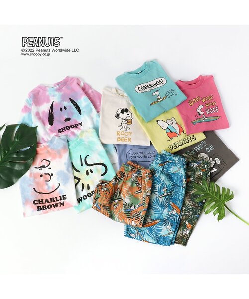 PEANUTS（ピーナッツ）の「PEANUTS 6柄Tシャツ（Tシャツ/カットソー・キッズ・チャコール/ピンク/パープル/エメラルド/オフホワイト/イエロー・120/100/80/110/130/90）」の10枚目の写真