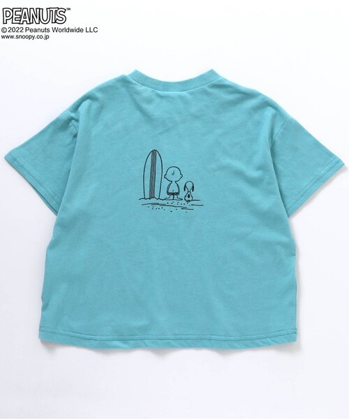 PEANUTS（ピーナッツ）の「PEANUTS 6柄Tシャツ（Tシャツ/カットソー・キッズ・チャコール/ピンク/パープル/エメラルド/オフホワイト/イエロー・120/100/80/110/130/90）」の17枚目の写真