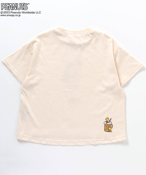 PEANUTS（ピーナッツ）の「PEANUTS 6柄Tシャツ（Tシャツ/カットソー・キッズ・チャコール/ピンク/パープル/エメラルド/オフホワイト/イエロー・120/100/80/110/130/90）」の18枚目の写真