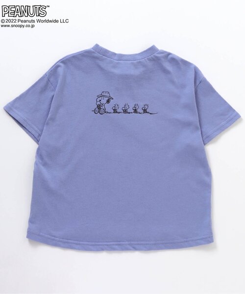 PEANUTS（ピーナッツ）の「PEANUTS 6柄Tシャツ（Tシャツ/カットソー・キッズ・チャコール/ピンク/パープル/エメラルド/オフホワイト/イエロー・120/100/80/110/130/90）」の20枚目の写真