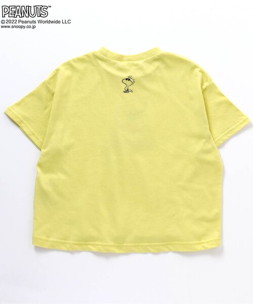 PEANUTS（ピーナッツ）の「PEANUTS 6柄Tシャツ（Tシャツ/カットソー・キッズ・チャコール/ピンク/パープル/エメラルド/オフホワイト/イエロー・120/100/80/110/130/90）」の21枚目の写真