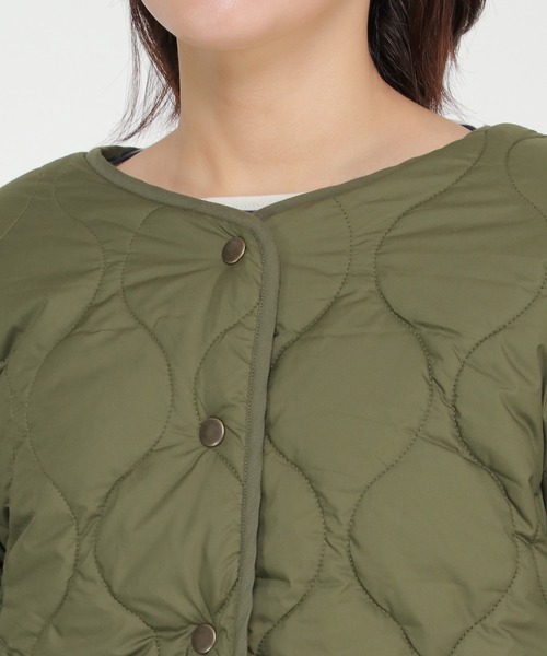 ikka(イッカ)の「2WAYボアキルトブルゾン(ブルゾン・レディース・ブラック/ベージュ/グリーン系その他・S/M/L)」の18枚目の写真