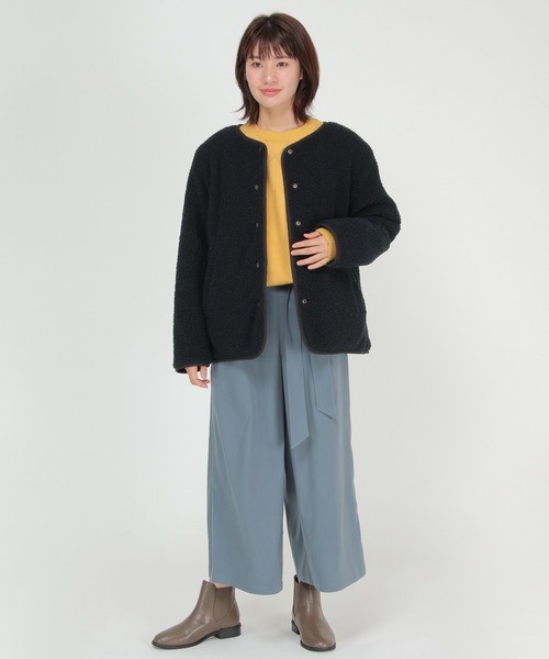 ikka(イッカ)の「2WAYボアキルトブルゾン(ブルゾン・レディース・ブラック/ベージュ/グリーン系その他・S/M/L)」の19枚目の写真