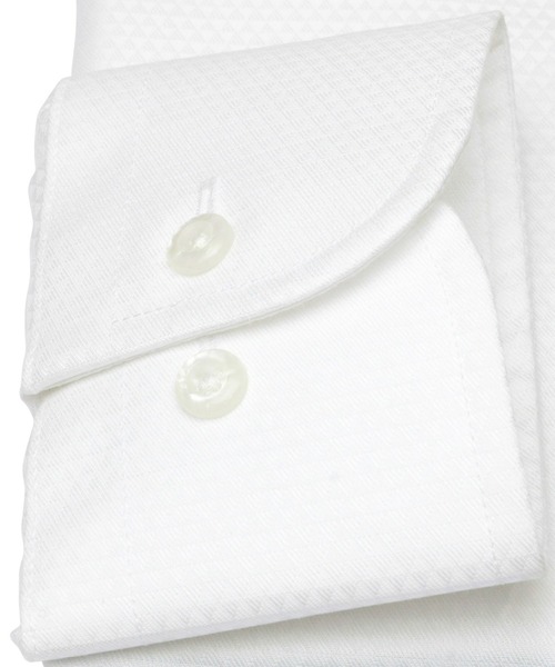 TOKYO SHIRTS(トウキョウシャツ)の「形態安定ノーアイロン ホリゾンタルワイド 長袖ビジネスワイシャツ(ビジネスシャツ・メンズ・ホワイト・首回り42cm-裄丈86cm/首回り41cm-裄丈82cm/首回り41cm-裄丈86cm/首回り39cm-裄丈84cm/首回り39cm-裄丈80cm/首回り43cm-裄丈82cm/首回り43cm-裄丈86cm/首回り37cm-裄丈84cm/首回り42cm-裄丈82cm/首回り37cm-裄丈80cm)」の4枚目の写真