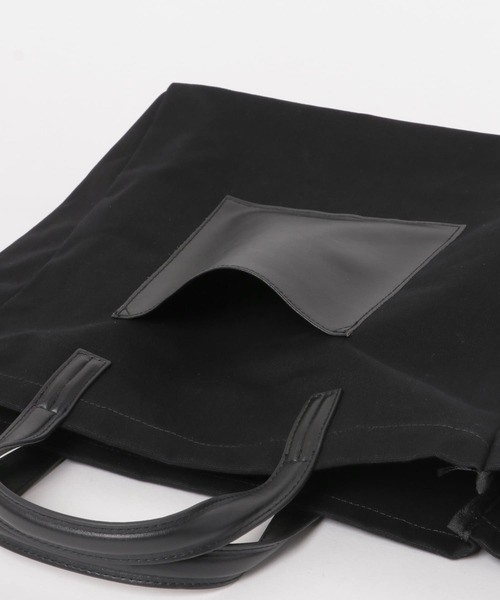 URBAN RESEARCH DOORS（アーバンリサーチドアーズ）の「2WAY キャンバスバッグ（トートバッグ・メンズ・ブラック/オフホワイト/カーキ・-）」の10枚目の写真