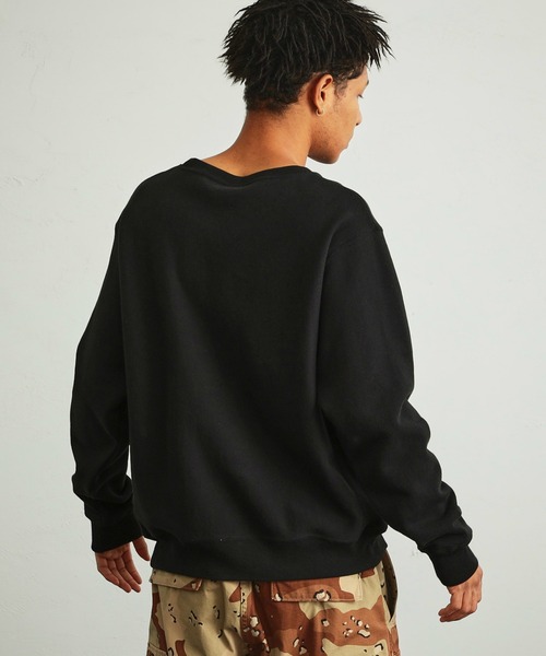 Alpha Industries（アルファインダストリーズ）の「ヴィンテージ クルーネックスウェット(ARMY)（スウェット・メンズ・ホワイト/ブラック/ヘザーグレー/ブルー・MEDIUM/LARGE/X-LARGE）」の15枚目の写真