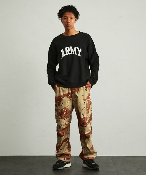 Alpha Industries（アルファインダストリーズ）の「ヴィンテージ クルーネックスウェット(ARMY)（スウェット・メンズ・ホワイト/ブラック/ヘザーグレー/ブルー・MEDIUM/LARGE/X-LARGE）」の17枚目の写真