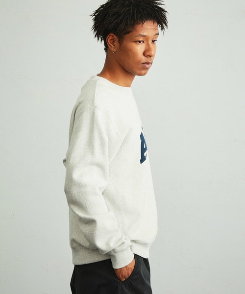 Alpha Industries（アルファインダストリーズ）の「ヴィンテージ クルーネックスウェット(ARMY)（スウェット・メンズ・ホワイト/ブラック/ヘザーグレー/ブルー・MEDIUM/LARGE/X-LARGE）」の21枚目の写真