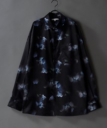 Oversize Drop shoulder print shirt/オーバーサイズ ドロップショルダー プリントシャツ