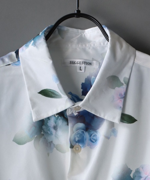 SITRY(シトリー)の「Oversize Drop shoulder print shirt/オーバーサイズ ドロップショルダー プリントシャツ(シャツ/ブラウス・メンズ・ホワイト/ブラック/ベージュ/ブラウン・LL/M/L)」の8枚目の写真