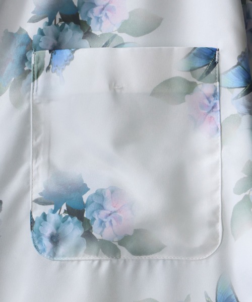 SITRY(シトリー)の「Oversize Drop shoulder print shirt/オーバーサイズ ドロップショルダー プリントシャツ(シャツ/ブラウス・メンズ・ホワイト/ブラック/ベージュ/ブラウン・LL/M/L)」の10枚目の写真