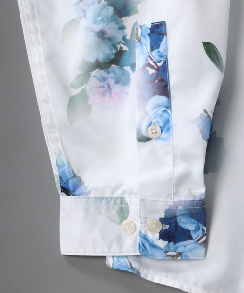 SITRY(シトリー)の「Oversize Drop shoulder print shirt/オーバーサイズ ドロップショルダー プリントシャツ(シャツ/ブラウス・メンズ・ホワイト/ブラック/ベージュ/ブラウン・LL/M/L)」の5枚目の写真