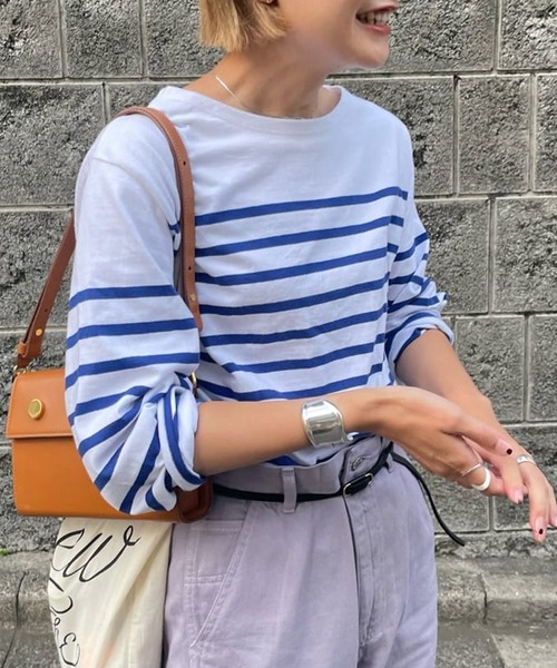 公式の店舗 SHENERY（シーナリー）の「パネルボーダーカットソー（Tシャツ トップス