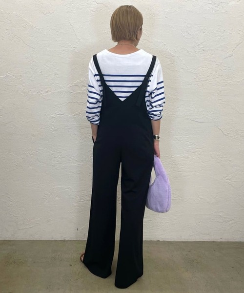 SHENERY（シーナリー）の「パネルボーダーカットソー（Tシャツ/カットソー・レディース・ブルー/ブラック・FREE）」の12枚目の写真