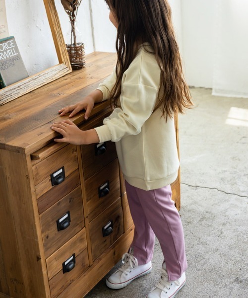 lulpini（ルルピー二）の「kids 保湿スリットパンツ（その他パンツ・キッズ・ブラック/杢グレー/ピンク・M/S/L）」の6枚目の写真