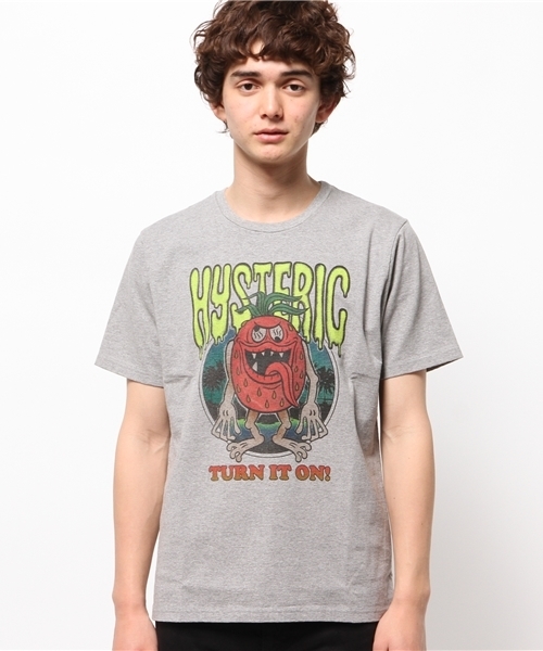 HYSTERIC GLAMOUR(ヒステリックグラマー)の「STM-SLIME pt T-SH(Tシャツ/カットソー・メンズ・ホワイト/トップグレー/ブラック・LARGE/SMALL/MEDIUM)」の7枚目の写真