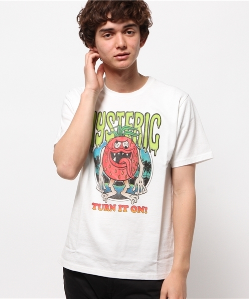 HYSTERIC GLAMOUR(ヒステリックグラマー)の「STM-SLIME pt T-SH(Tシャツ/カットソー・メンズ・ホワイト/トップグレー/ブラック・LARGE/SMALL/MEDIUM)」の6枚目の写真