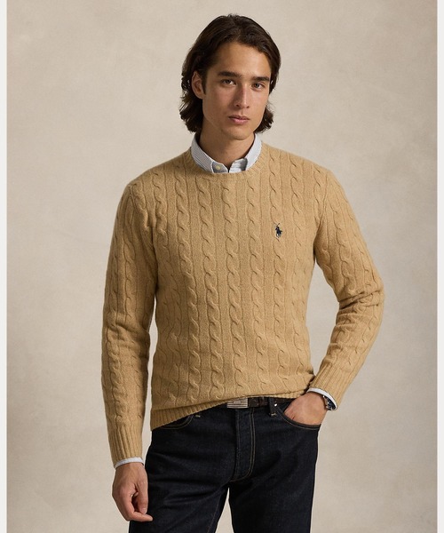 POLO RALPH LAUREN（ポロ ラルフ ローレン）の「ケーブルニット ウール