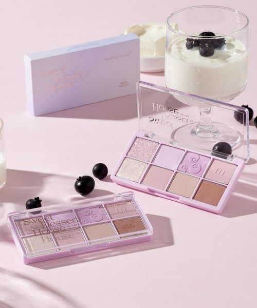 Milk Touch（ミルクタッチ）の「ビーマイスウィートデザートハウスパレット（アイシャドウ・レディース・01 Sugar Croffle/02 Carrot Cake/03 Berry Macaron/04 Oat Banana/05 Peach Coconut/06 Blueberry Cheese・FREE）」の6枚目の写真