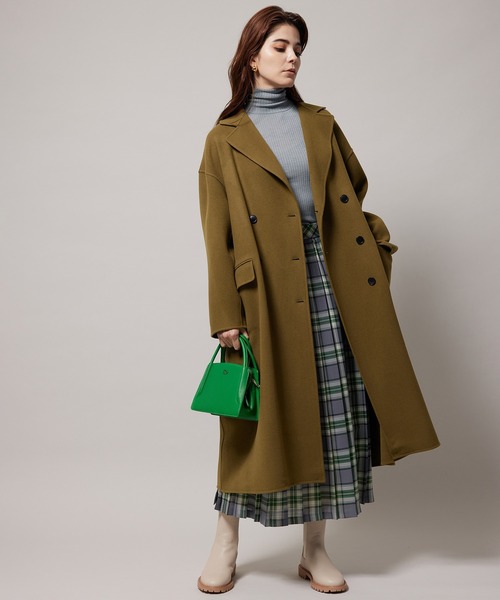 ROPE 起毛メルトンリバーチェスターコート　size36 ROPE'（ロペ）の「起毛メルトンリバーチェスターコート（チェスター