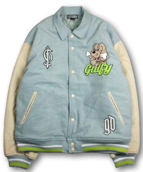 GALFY(ガルフィー)の「【GALFY】激渋スタジャン(スタジャン・メンズ・ブラック/グリーン/サックスブルー・LARGE)」の9枚目の写真
