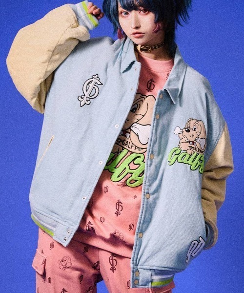 GALFY(ガルフィー)の「【GALFY】激渋スタジャン(スタジャン・メンズ・ブラック/グリーン/サックスブルー・LARGE)」の13枚目の写真