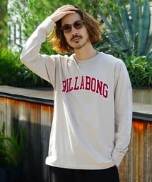 【直営店限定】BILLABONG メンズ COLLEGE LS ロンT 【2022年秋冬モデル】/ビラボンカレッジロゴ長袖ロンT