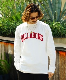 【直営店限定】BILLABONG メンズ COLLEGE LS ロンT 【2022年秋冬モデル】/ビラボンカレッジロゴ長袖ロンT