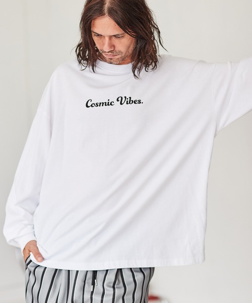 CAMBIO(カンビオ)の「mlt4079- プリントロンT -(蝶々)(Tシャツ/カットソー・メンズ・ホワイト/ベージュ/パープル・S/M/L/XL)」の14枚目の写真