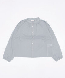 スタンドフリルブラウス